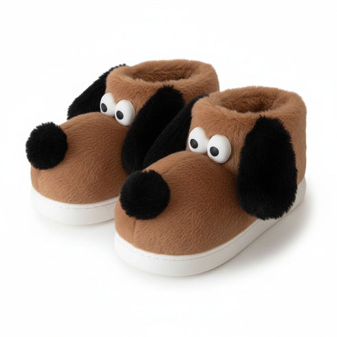 Puppy Face Plush Boots