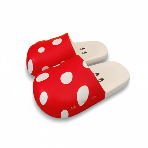 Mushroom Dots Closed-Toe Clogs