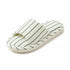 Breezy Pinstripe Linen Home Slides