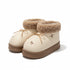 Bow Knot Fuzzy Cuff Snow Boots