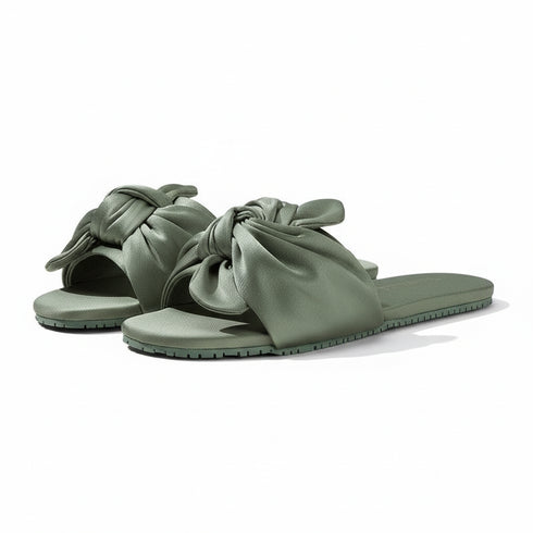 Silky Twist Knot Elegant Slides