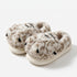 Furry Animal Paw Platform Slippers