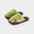 Fuzzy Dinosaur Patch Kids Slippers