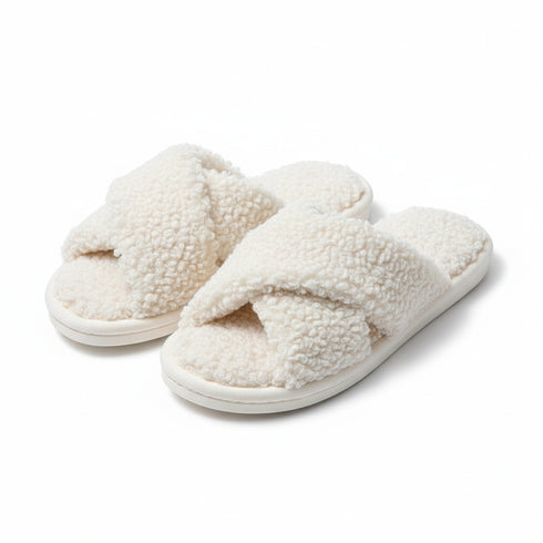 Loopy Crossband Lounge Slippers