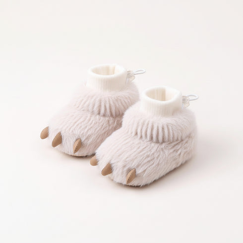 Fuzzy Monster Paw Baby Boots