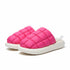 Puffy Checkerboard Home Slippers
