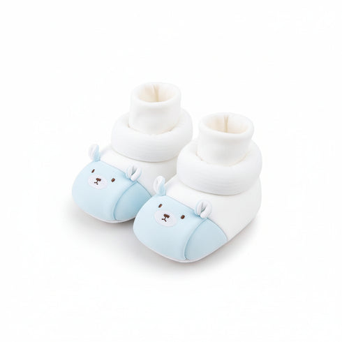 Cozy Bear Face Sock Boots