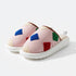 Puffy Geo Patch Indoor Slippers