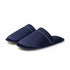 Sleek Piped Closed-Toe Slippers