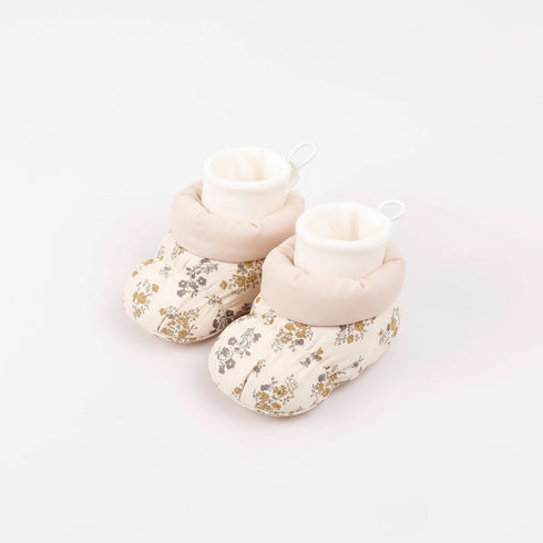 Cozy Puffy Patterned Infant Boots