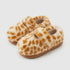 Fuzzy Spotted Mary Jane Slippers