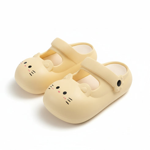 Whiskered Kitty Mary Jane Clogs
