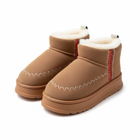 Chunky Stitch Cozy Winter Boots