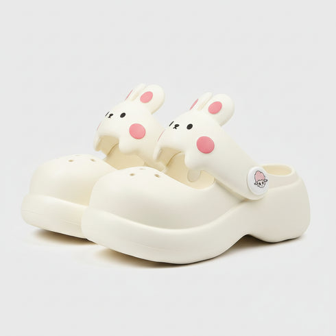 Chunky Bunny Strap Platform Clogs