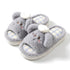 Chef Koala Plaid Fluffy Slippers