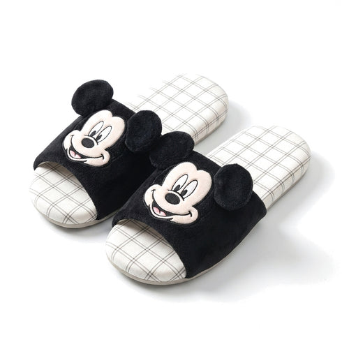 Plaid Mouse Ear Indoor Slides