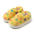 Plush Spotted Platform Winter Slippers