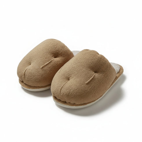 Cozy Potato Shape Fleece Slippers