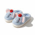 Apple-Topped Elephant Plush Slippers