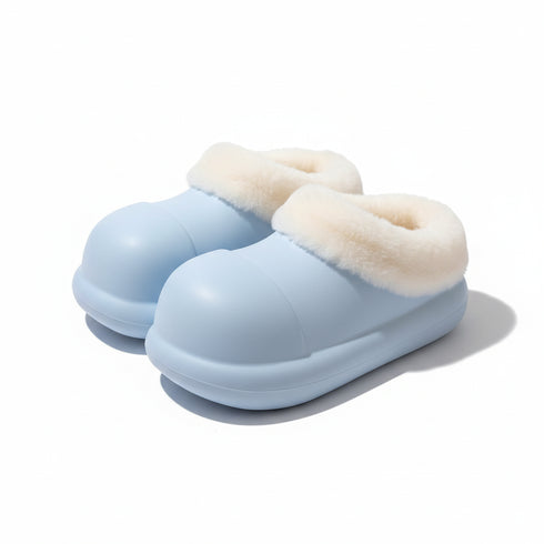 Puffy Shell Lined Winter Clogs