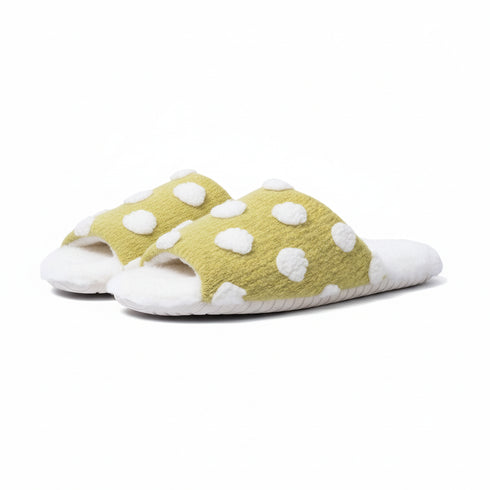 Puffy Dot Lounge Slippers