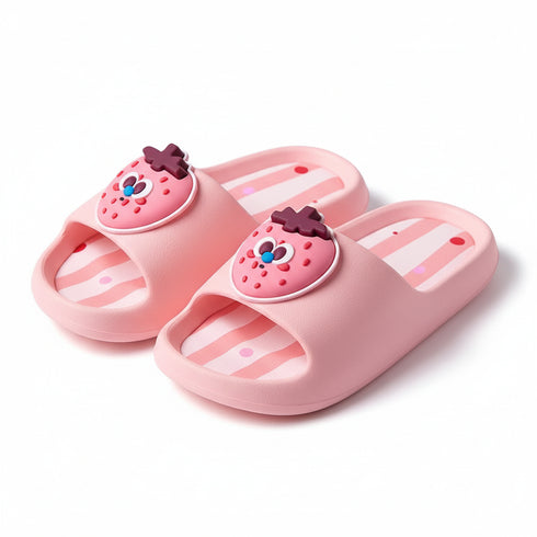 Cartoon Fruit Striped Kids Slides