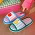 Fruit Patch Striped Home Slides