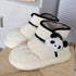 Panda Patch Puffy Winter Boots