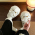 Grumpy Kitten Fuzzy House Slippers