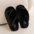Fuzzy Platform Strap Slippers