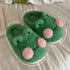 Froggy Pom-Pom Home Slippers