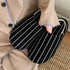 Pinstripe Slip-On Home Slippers
