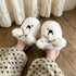 Fuzzy Puppy Face Indoor Slippers