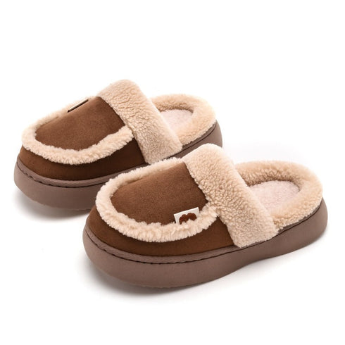 Cozy Thick Sole Plush Slippers