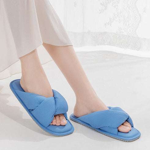Plush Cross-Knot Indoor Slides