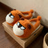 Sunglasses Puppy Face Plush Slippers