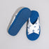 Embroidered Criss Cross Platform Slides