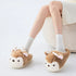 Plush Antler Fawn Indoor Slippers