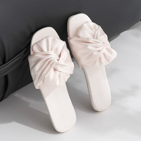 Silky Twist Knot Elegant Slides