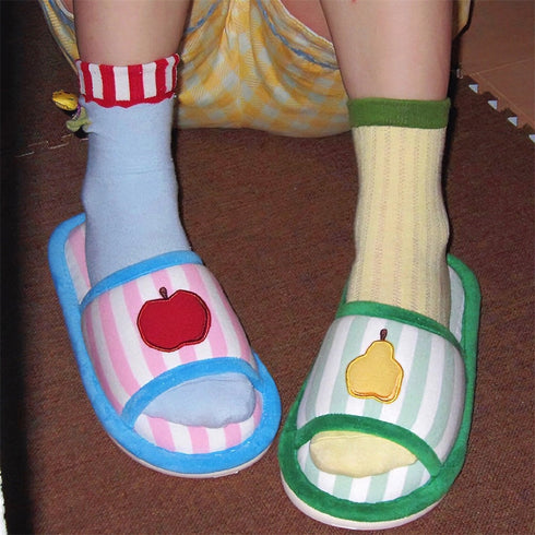 Fruit Patch Striped Home Slides