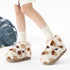 Spotted Puppy Ear Plush Slippers