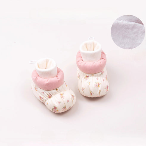 Cozy Puffy Patterned Infant Boots