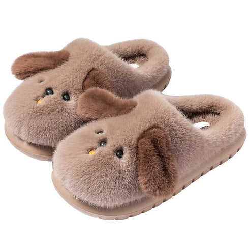 Floppy Ear Puppy Face Slippers