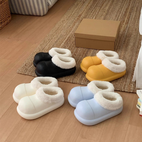 Puffy Shell Lined Winter Clogs