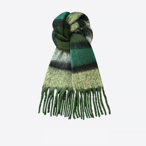 Rainbow Mohair Scarf