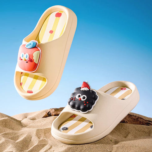 Cartoon Fruit Striped Kids Slides