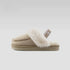 Plush Suede Slingback Platform Slippers