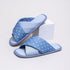 Polka Dot Crisscross Soft Slides