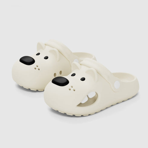 Cheeky Puppy Face Beach Clogs