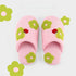 Tufted Flower Soft House Slippers